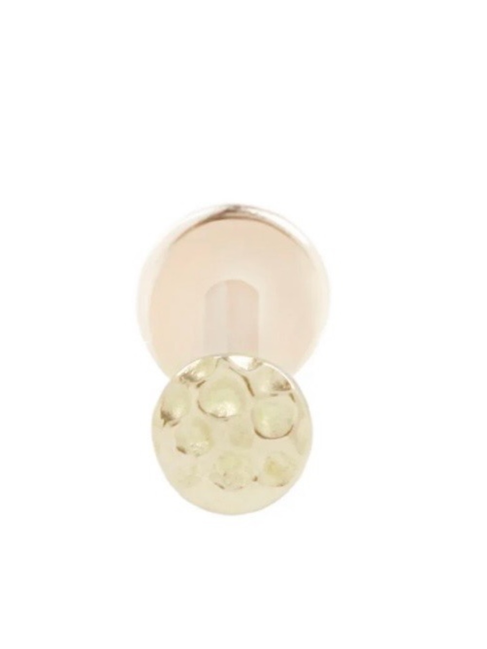 108.us Studio 18K Gold 2mm Hammered Disc Flatback